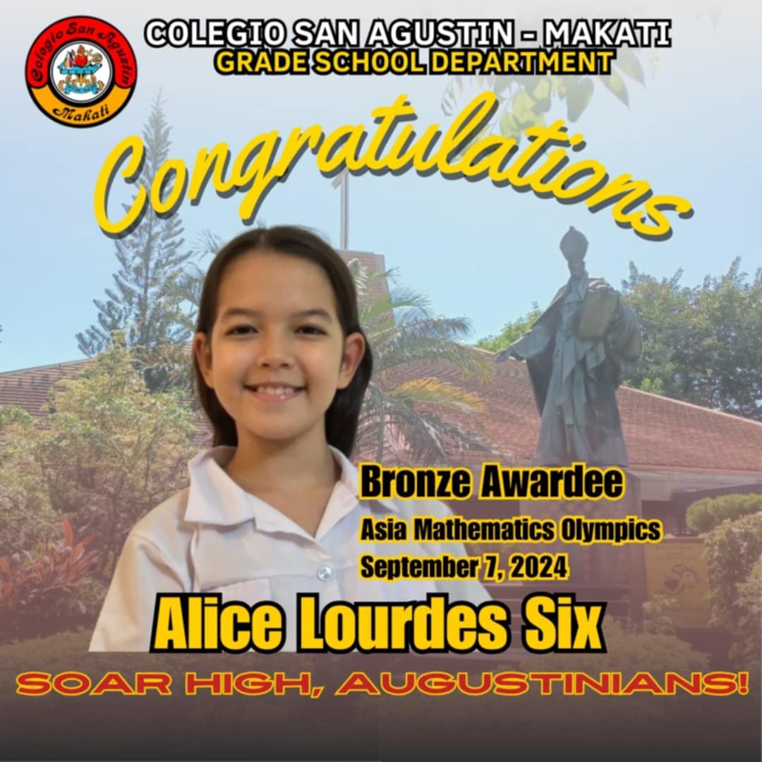 Alice Lourdes Wins the Bronze Award