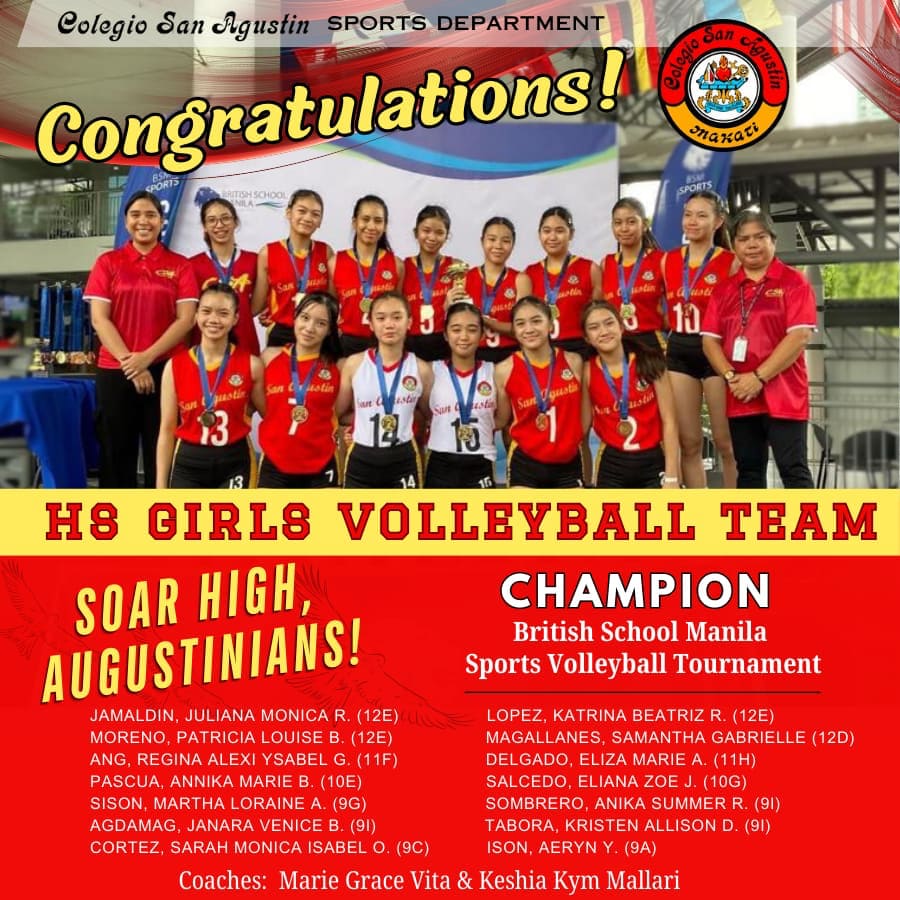 HS Girls Volleyball Wins the Gold Medal
