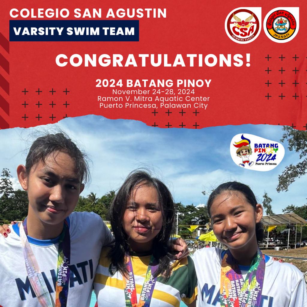CSA Varsity Swim Team Shines at 2024 Batang Pinoy!