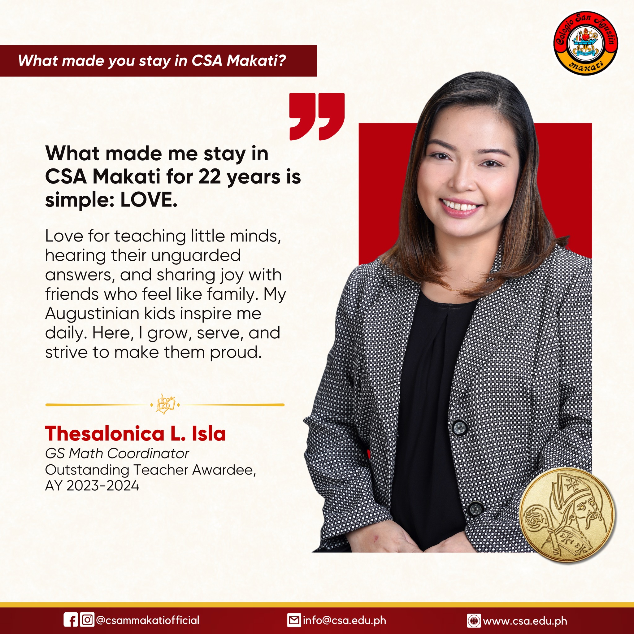 Salute to Our CSA Heroes This Teachers’ Month