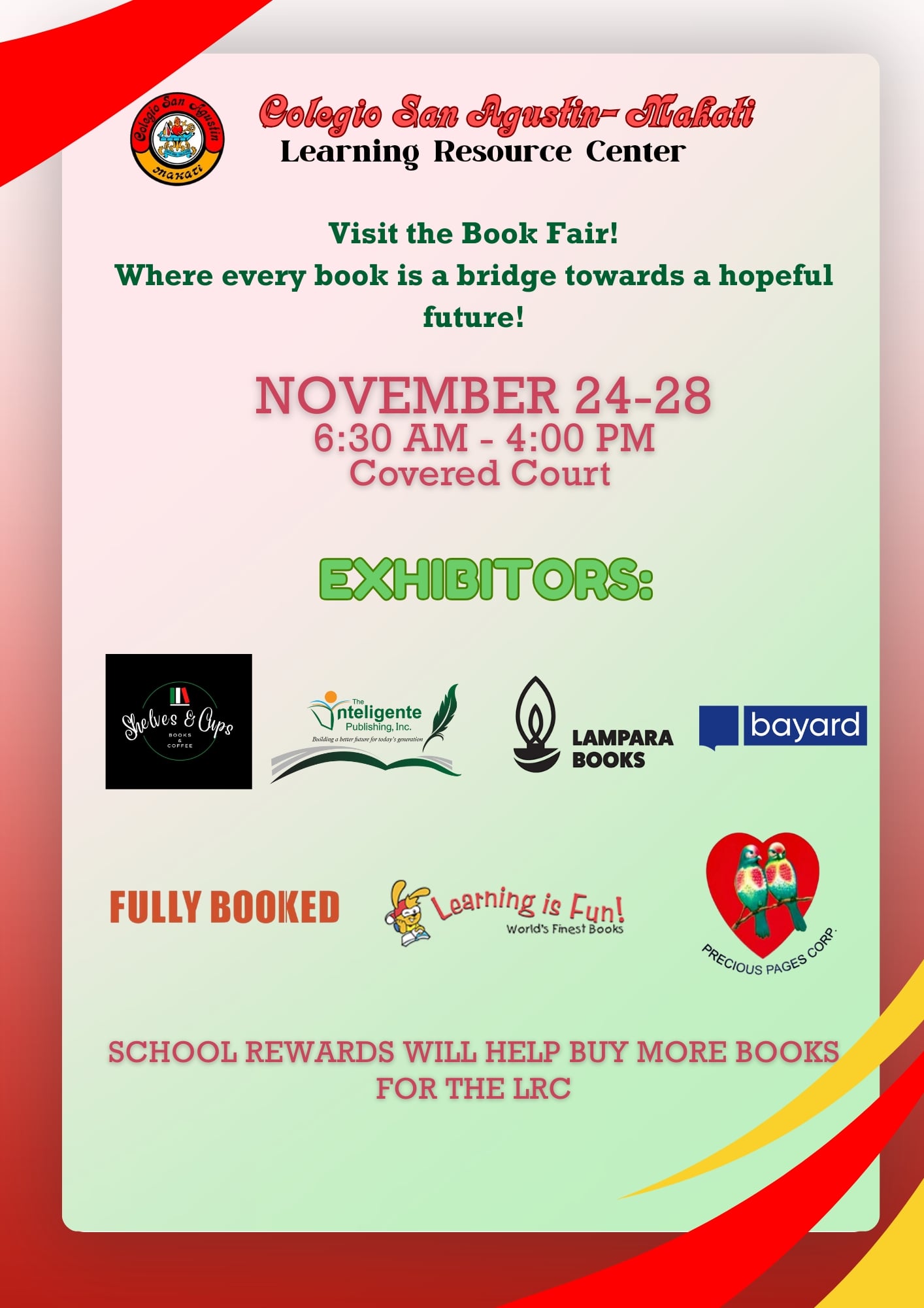 The CSA Book Fair is Here!