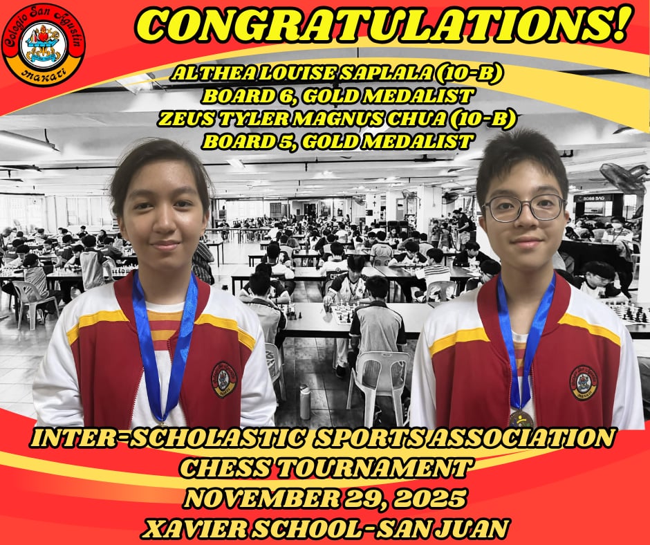 Red and Gold Demonstrated Exceptional Skill at ISSA Chess Tournament